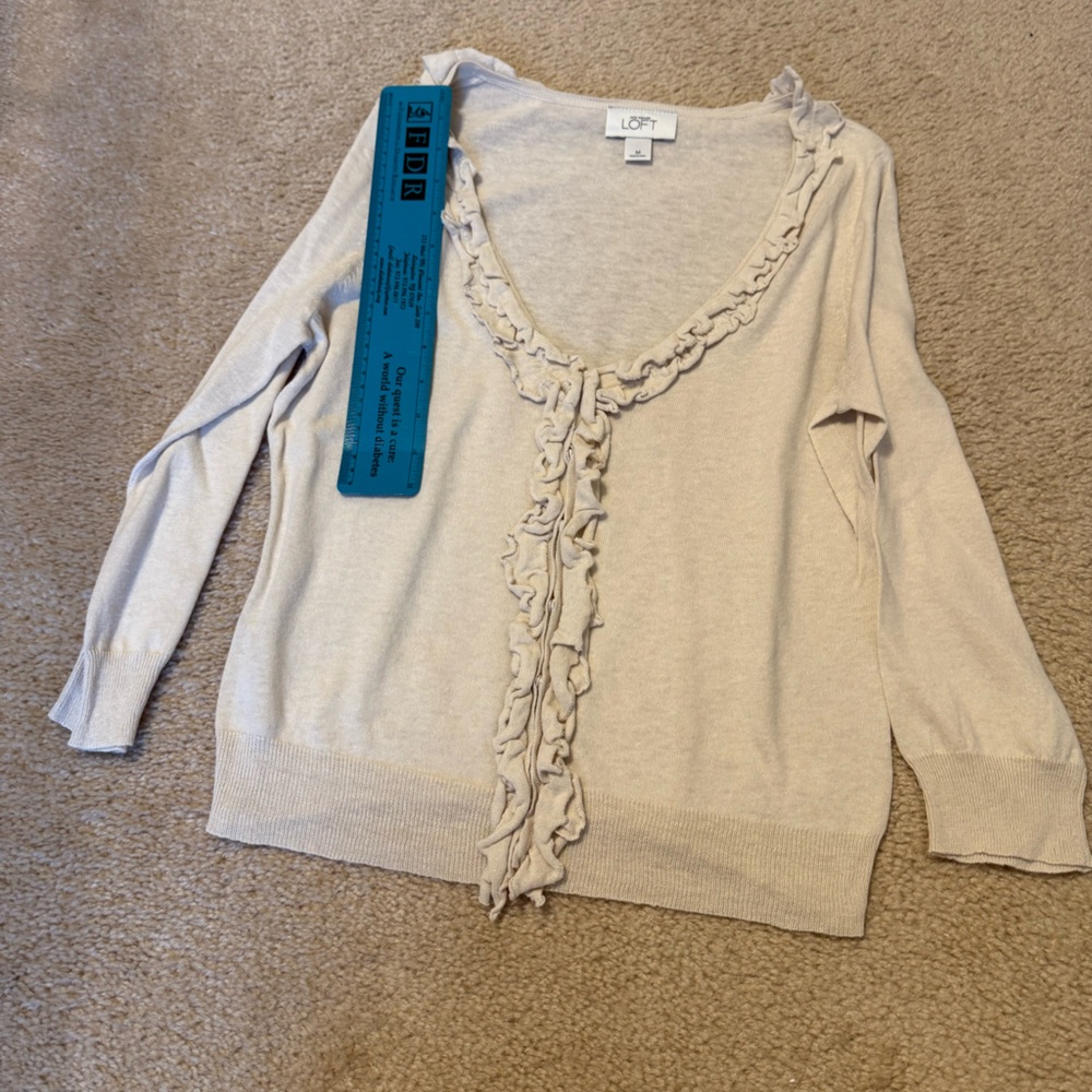 LOFT Cream Women's Sweater